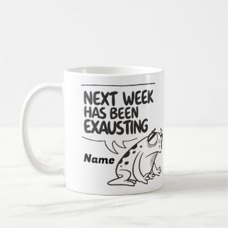 Frog épuisé Drôle Drôle dessin de la Mug