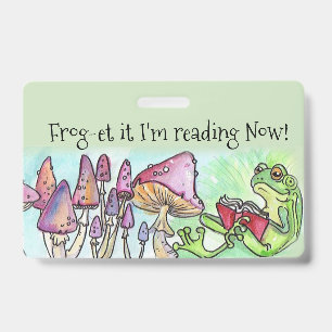 Frog-et It! Storybook Reading Frog Badge