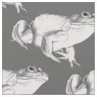 Frog Fabric Bullfrog Art Pattern Fabrics