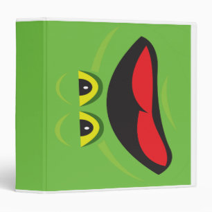 frog face notebook binder