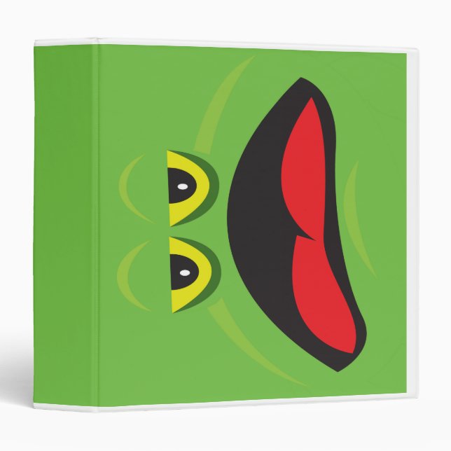 frog face notebook binder (Front/Spine)