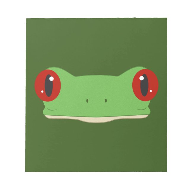 Frog Face Notepad (Front)