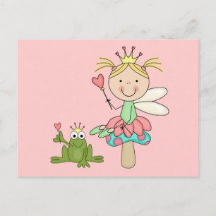 Frog Fairy - Blonde T-shirts and Gifts Postcard