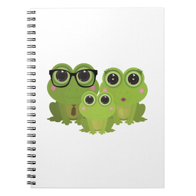 Frog Family Notebook (Front)