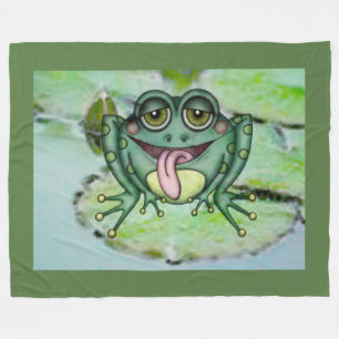Frog Fleece Blanket