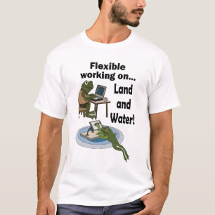 Frog Flexible Working Corporate Office Humour Part T-Shirt