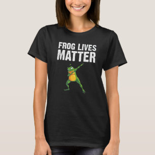 Frog For Men Women Dabbing Tadpole Herpetology T-Shirt