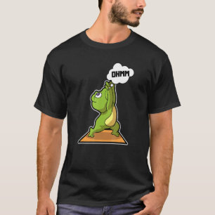 Frog Frog Yoga Poses Sports Gymnastics Ohm Heartbe T-Shirt