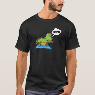 Frog Frog Yoga Poses Sports Gymnastics Ohm Heartbe T-Shirt