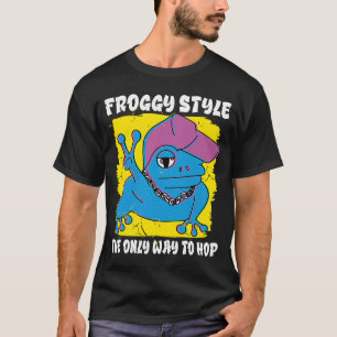 Frog Froggy Style Hip Hop Music Rapper T-Shirt
