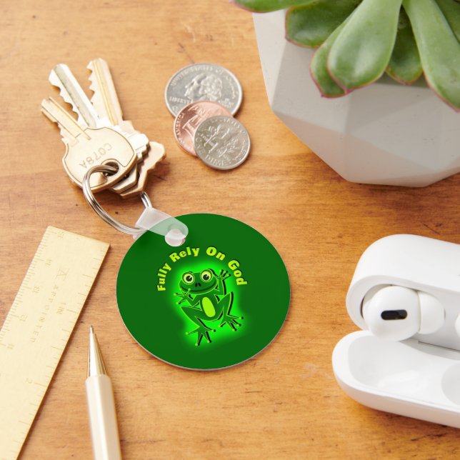 FROG Fully Rely on God Keychain (Desk)