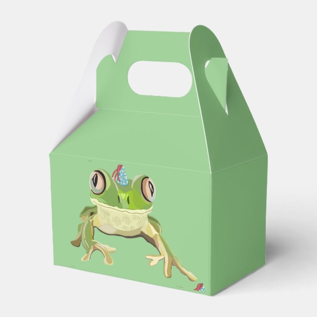 Frog Gift bags Favor Box (Front Side)