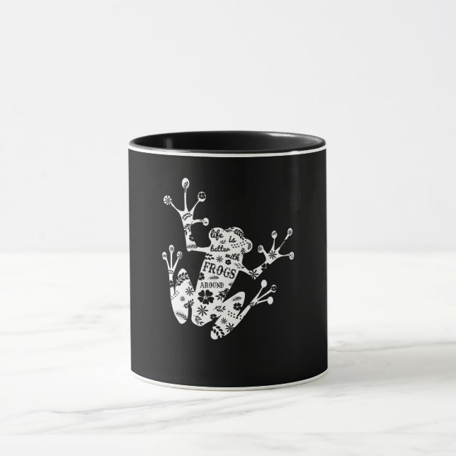 Frog Gift | I Love Frog White Mug (Center)