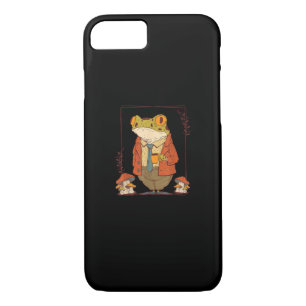 Frog Goblincore Academia Aesthetic Mushroom Case-Mate iPhone Case