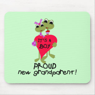 Frog Grandparent of Boy Tshirts and Gifts Mouse Pad