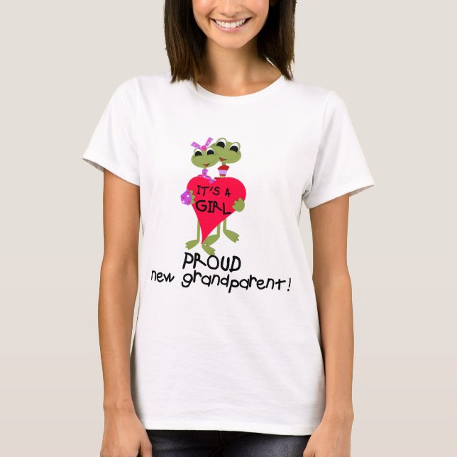 Frog Grandparent of Girl Tshirts and Gifts (Front)