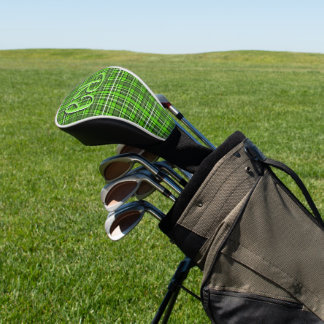 Frog Green Plaid - Many Shades of Green Golf Head Cover