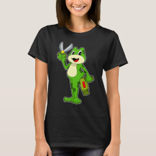 Frog Hairdresser Scissors Hair dryer T-Shirt