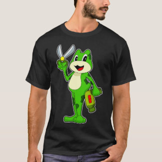 Frog Hairdresser Scissors Hair dryer T-Shirt
