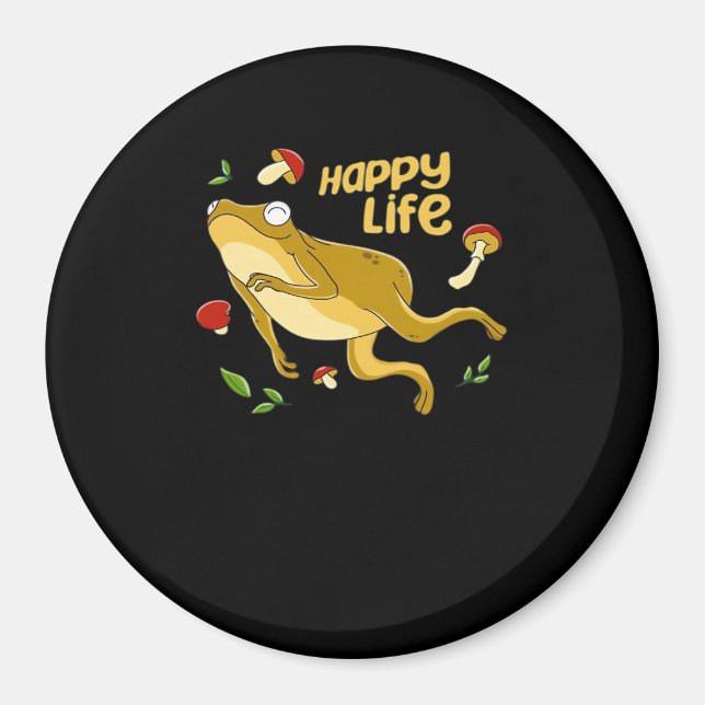 Frog Happy  Essential Magnet (Front)