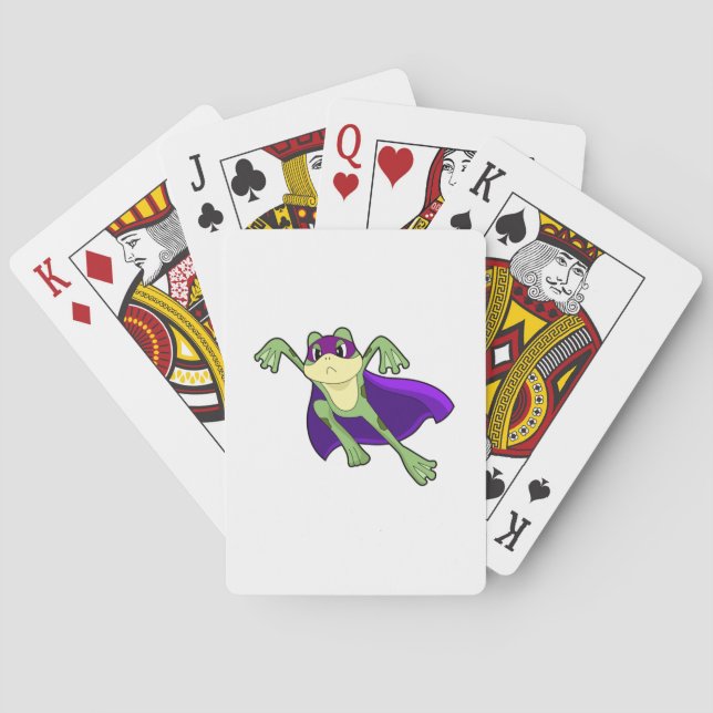 Frog Hero Playing Cards (Back)