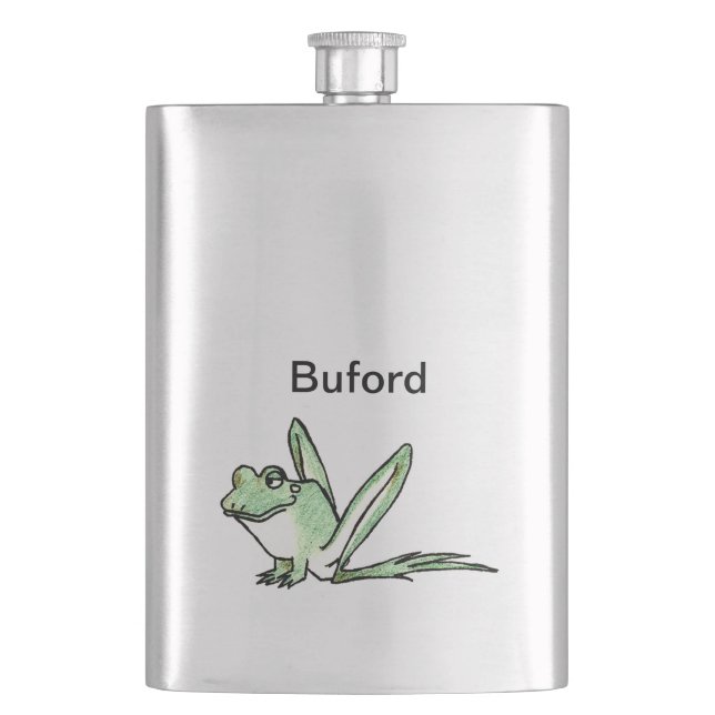 Frog Hip Flask (Front)