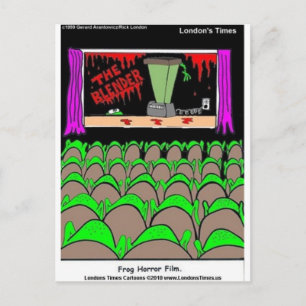 Frog Horror Film Drôle Tee - shirt Mugs Cartes Plu