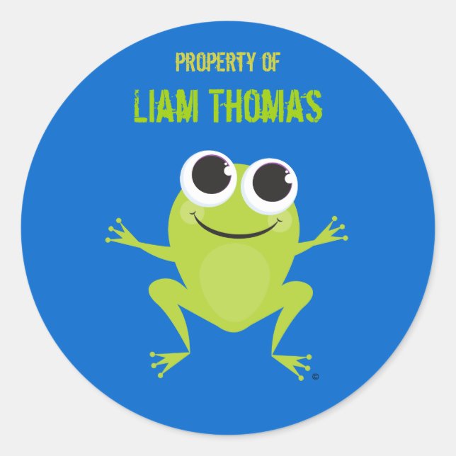 Frog Identification Sticker (Front)