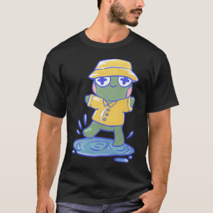 Frog In A Rain Puddle  T-Shirt