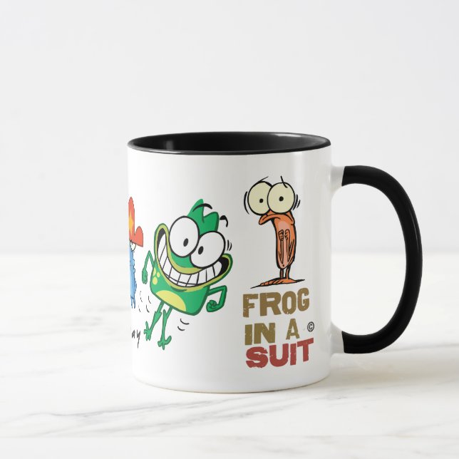 Frog in a Suit Character Mug (Right)