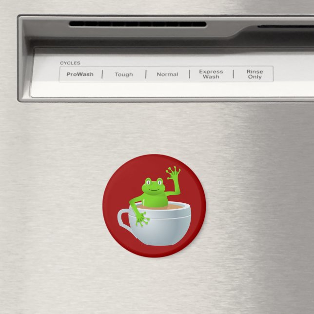Frog in a Tea Magnet (In Situ (Dishwasher))