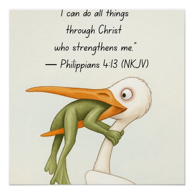 Frog in distress poster (Devant)