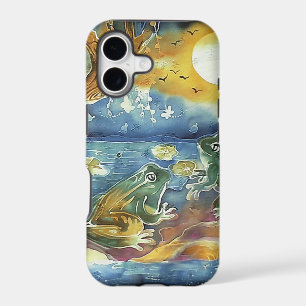 Frog in the Moonlight Painting