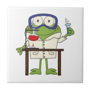 Frog in the Science Lab Tile
