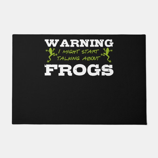 Frog Joke Frogs Toad Frogfisch Doormat (Front)