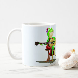 Frog Jouer de la guitare drôle Mug