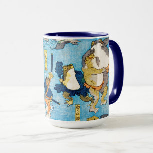 Frog Kabuki Actor, Kuniyoshi, Ukiyo-e Mug