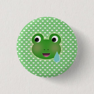 Frog Kawaii 1 Inch Round Button
