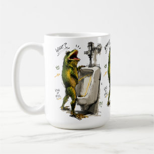 Frog King Bathroom Humour Coffee Mug