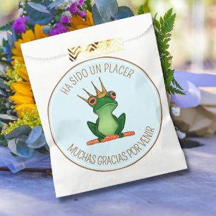 Frog King Favour Bag With Custom Text