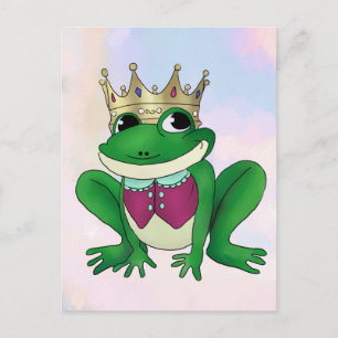 Frog King postcard