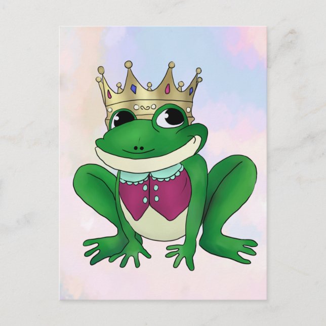Frog King postcard (Front)