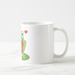 Frog King with Heart Coffee Mug