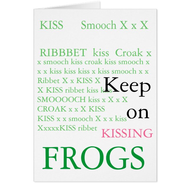 Frog Kissing (Front)