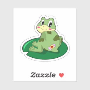 Frog Leaf Heart Plaster