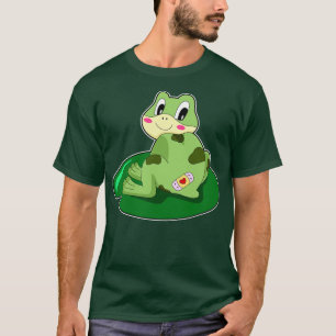 Frog Leaf Heart Plaster  T-Shirt