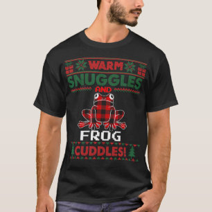 Frog Lover Christmas Pajama Ugly Christmas Sweate T-Shirt