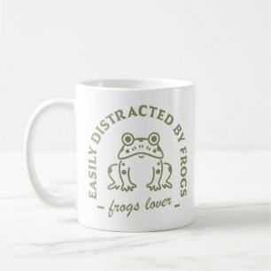 Frog lover funny quotes cottagecore aesthetic coffee mug