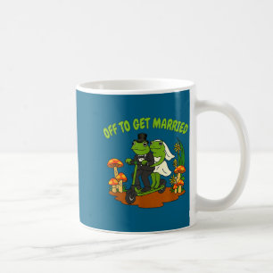 Frog meme wedding bachelorette party off to get coffee mug