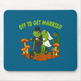 Frog meme wedding bachelorette party off to get mouse pad